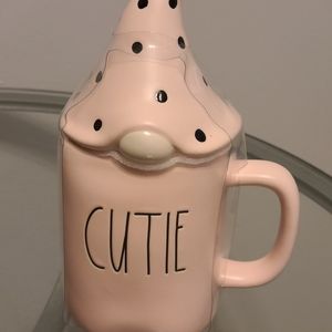 Rae Dunn Cutie Mug with Topper